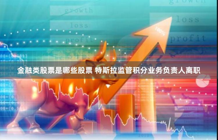 金融类股票是哪些股票 特斯拉监管积分业务负责人离职