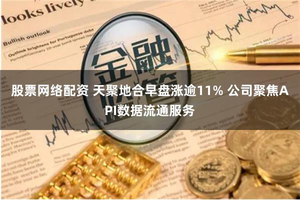股票网络配资 天聚地合早盘涨逾11% 公司聚焦API数据流通服务